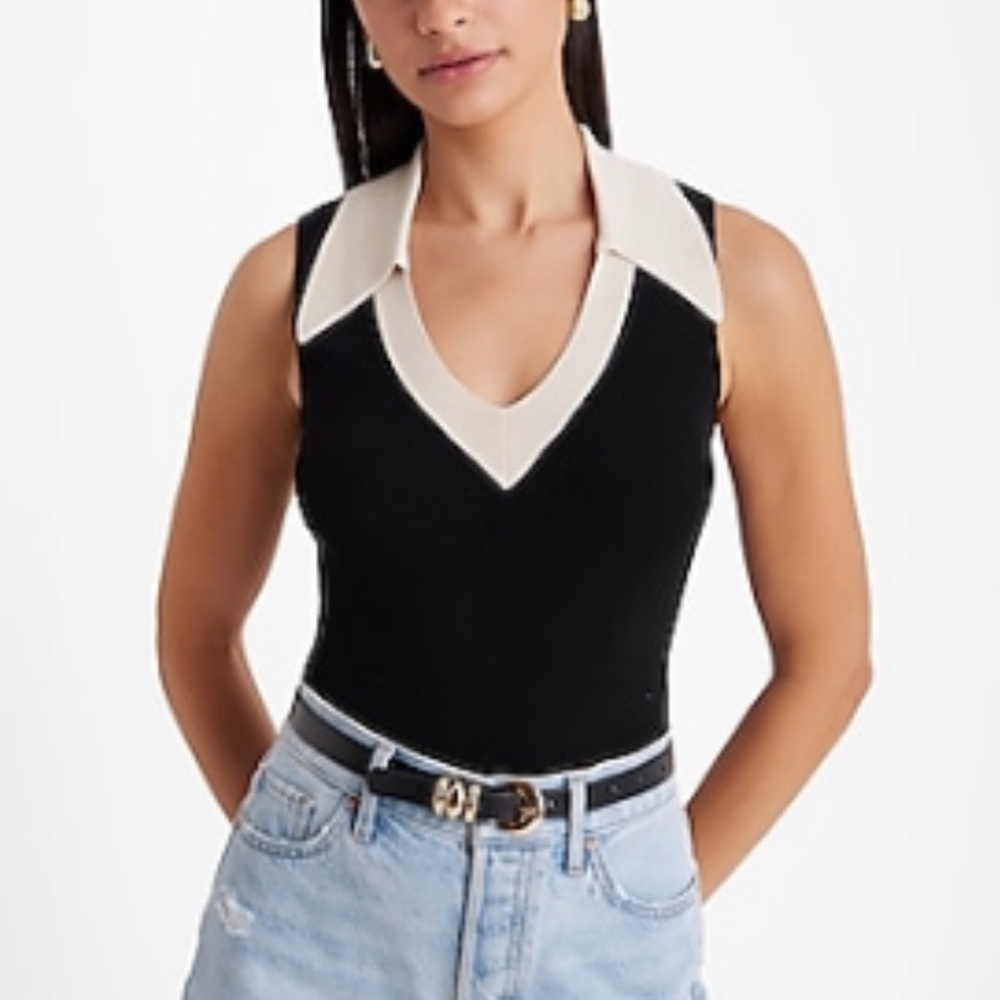EXPRESS Polo Sweater Tank